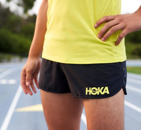 Hoka One One Performance Woven 2" Short - Pantaloni Scurti Barbati Negrii | RO-JNCZt7S